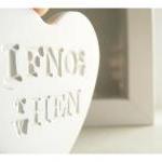 Valentines heart porcelain ..