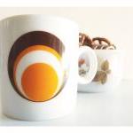 1970's Espresso Cup. Brown..