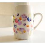 Bubble coffee cup, upcycled..