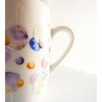 Bubble coffee cup, upcycled..