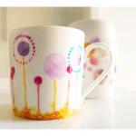 Fantasy dandelion cup, upcy..