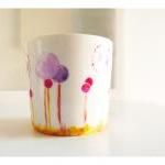 Fantasy dandelion cup, upcy..