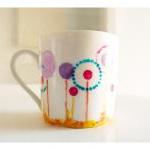 Fantasy dandelion cup, upcy..