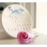 Wedding ring bearer bowl wi..