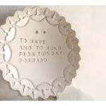 Butterfly wedding dish - Wh..