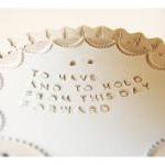 Butterfly wedding dish - Wh..